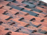 Roof tile covering Bulmer Brickworks by Dayle Bayliss